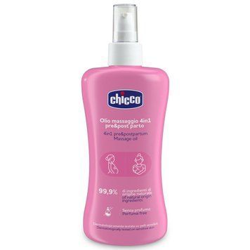 Універсальна олія від розтяжок 4 в 1 Chicco для догляду до та після пологів, 200 мл 02256.50 фото