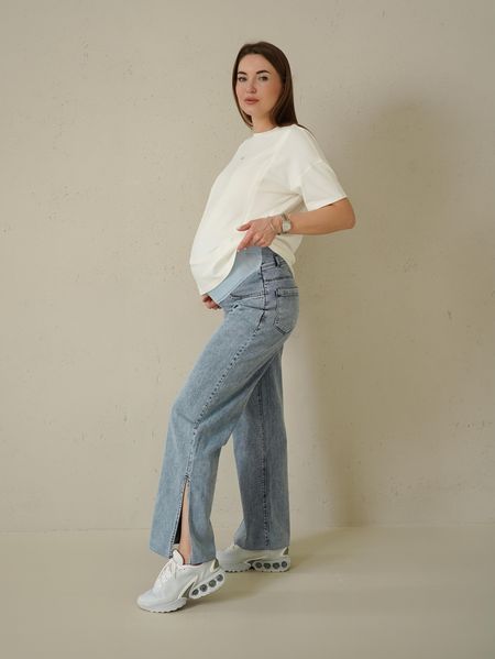 Джинси прямі із розрізами "Simple&Basic" 2550000954189 фото