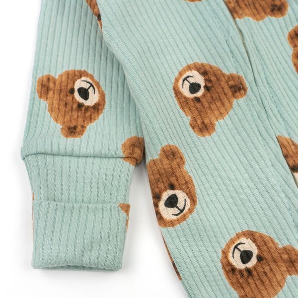 Чоловічок на блискавці Cute bear інтерлок 132252270935 фото