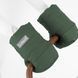 Муфта на флісі зеленого кольору 2081 фото 2