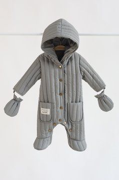 Стьобаний комбінезон "Frank", сіро-зелений 1748977447 фото