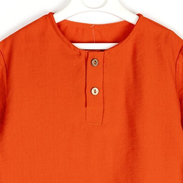 Костюм для хлопчика футболка та шорти Orange 122 розмір 132191170714 фото