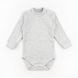 Боді дитяче з довгим рукавом Gray 131716069069 фото 1