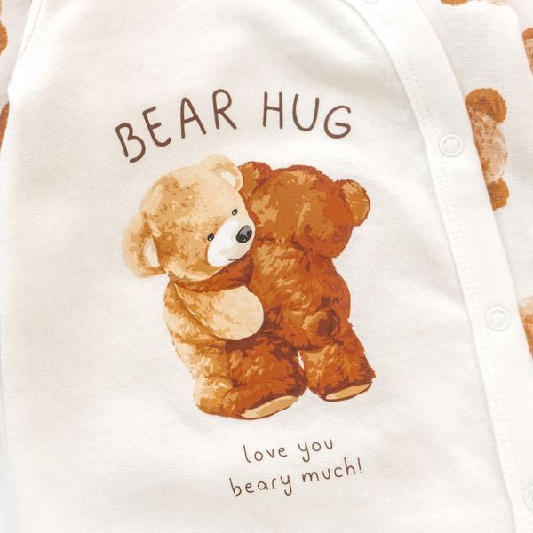 Чоловічок для немовлят на кнопках з ведмедиками Cute Bears 132229170872 фото