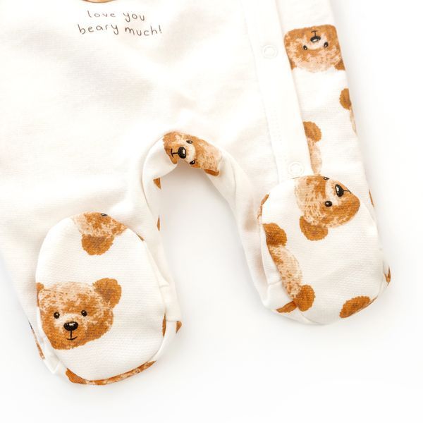 Чоловічок для немовлят на кнопках з ведмедиками Cute Bears 132229170872 фото