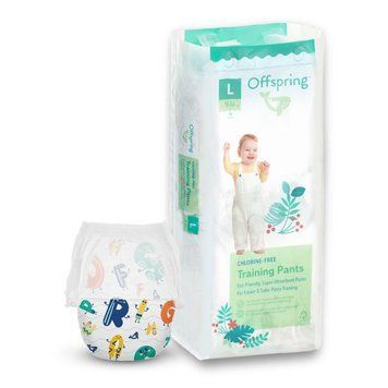 Підгузки-трусики Offspring ABC Dance, розмір L, 9-14 кг, 36 шт. DP-OI-FAP-L36P-ABC фото