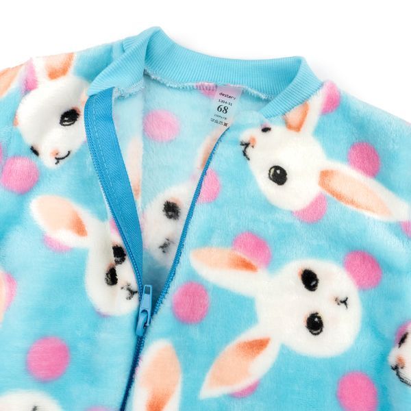 Комбінезон теплий дитячий велсофт Bubble Bunny 132274671005 фото