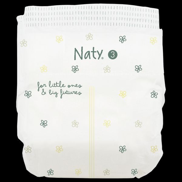 Одноразові дитячі підгузки BioEmbrace "NATY". Розмір 3 (4-9 кг.), 50 шт. в упаковці. 7330933000253 фото