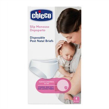 Трусики одноразові Chicco, для перших днів після пологів (4 шт), розмір 4 01137.00.40 фото