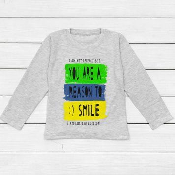 Футболка для хлопчика з довгим рукавом Smile 131474868200 фото