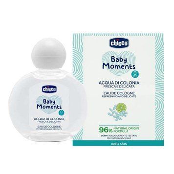 Одеколон дитячий освіжаючий Chicco Baby Moments, 100 мл 10599.00 фото