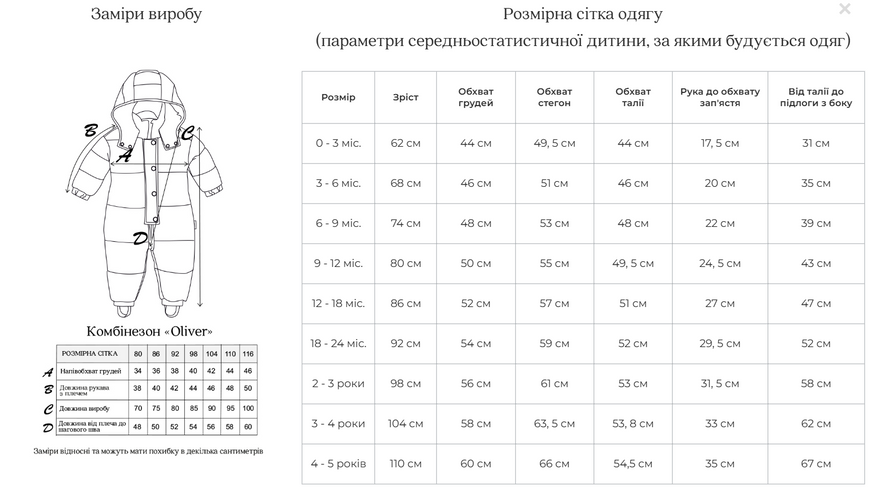 Зимовий дитячий комбінезон Oliver рожевого кольору 19/12/202514 фото